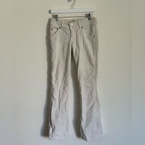 Hudson 97% Cotton Ribbed Bootcut Jeans